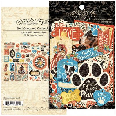 Graphic 45 Well Groomed - Die Cut Assortment